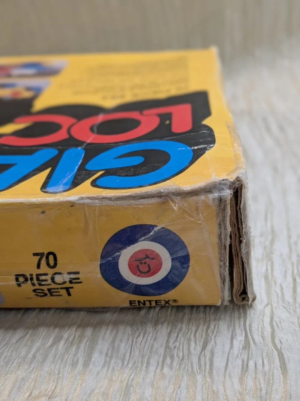 Giant Loc Bloc Complete Vintage Loc Blocs Original Box ENTEX No 1041 Pre School